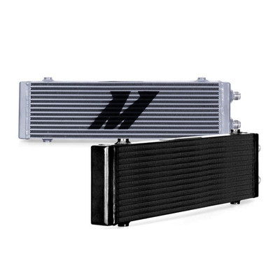 Mishimoto MMOC-DP-LBK Universal Dual Pass Bar & Plate Ölkühler groß schwarz
