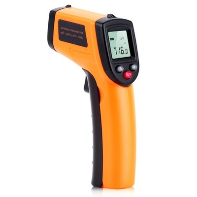 Digital Infrared Thermometer Gun for Cooking,BBQ,Pizza Oven, Orange