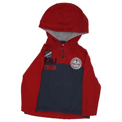 Cherokee, Kapuzenpullover, Größe: 98, Rot/Blau/Grau, Baumwolle, Print #XgN
