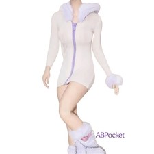 Action Figure Female Clothes 1/6 Scale Hooded Skirt Dress Fit For 12" Doll PH