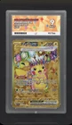 Pokemon Card Pikachu EX Hyper rare Gold 247/191 Surging Sparks Ace Graded 9 Mint