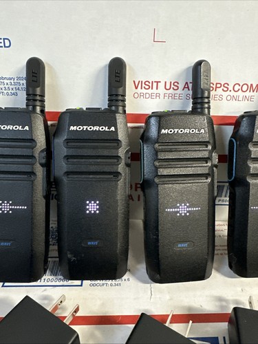 SET 6 MOTOROLA WAVE TLK100 CELLULAR TWO WAY 8CHANNEL RADIO 4G LTE WIFI - Zdjęcie 8 z 14