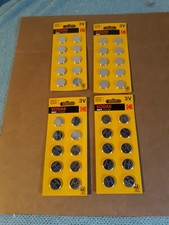 Lot of 4 New Packs of 10 Kodak 3v Coin Batteries 4-CR2032 4-CR2025 2-CR2016