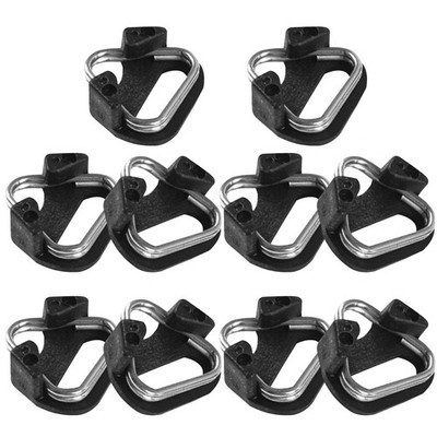 2 PCS Camera Strap Adapter Buckle Quick Release Wrist Metal Clip