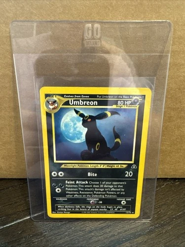 Pokémon TCG Umbreon Neo Discovery Holo Rare Card 13/75