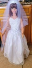 Vintage Very Rare Redhead My Size Barbie Bridal Clothes Custom Veil