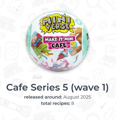 BRAND NEW MGA Miniverse Make It Cafe Series 5 wave 1 5A** YOU PICK ** Unopened 