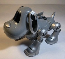 Space Robot Dog Greenbrier Intl 2019 Gray 4.5" audible posable