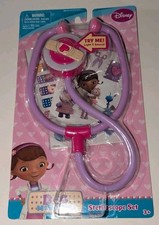 Disney Jr Doc Mcstuffins Just Play Docs Stethoscope Set with Light  Sounds NEW