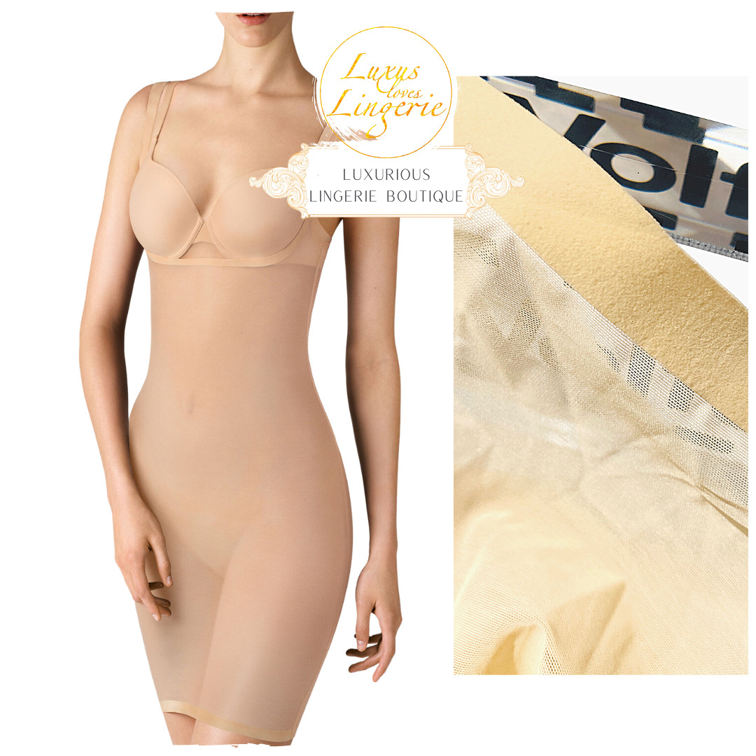 Tulle Forming Dress by Wolford 44 M L Nude Skin-Colored Shaping Corset Dress