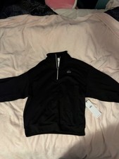 ALO Accolade 1/4 Zip Pullover Black Size Small