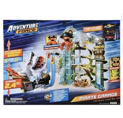 Adventure Force Ultimate Shark City Garage Diecast Track Playset