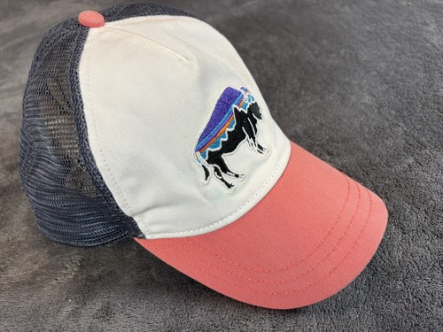 Patagonia Hat Cap Snap Back Mens One Size Multicolor Fitz Roy Bison Trucker Logo