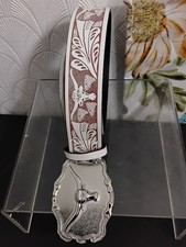 Bull head buckle belt  Size 32