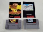 S-87 VINTAGE ORIGINAL NINTENDO SNES SAMURAI SHODOWN PIOLTWINGS GAMES