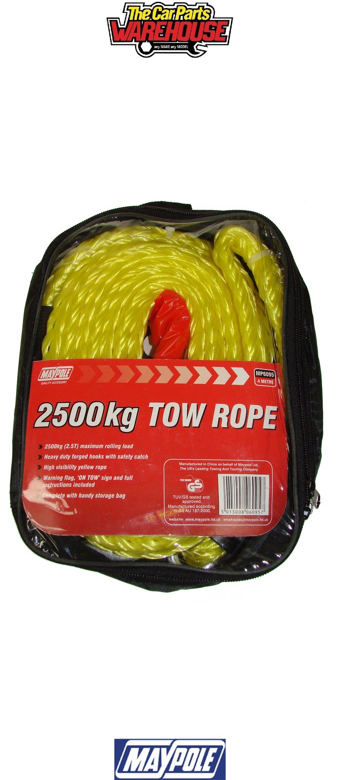 Maypole 6095 3.5m x 2500Kg Tow Rope