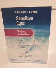 Bausch & Lomb Sensitive Eyes Saline Solution,...