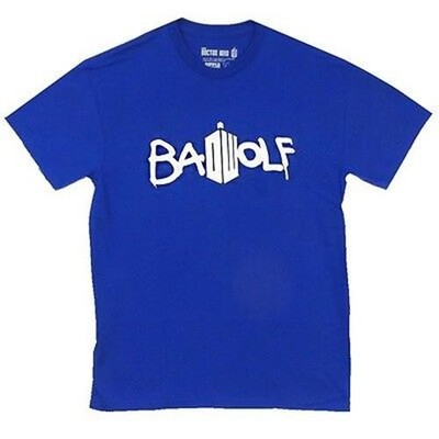 Doctor Who Bad Wolf Lizenz Herren T-Shirt Rundhalsausschnitt Kurzarm