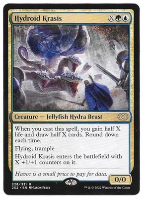 Magic The Gathering Hydroid Krasis 2022 Double Masters 2022 WotC 228/331 Rare