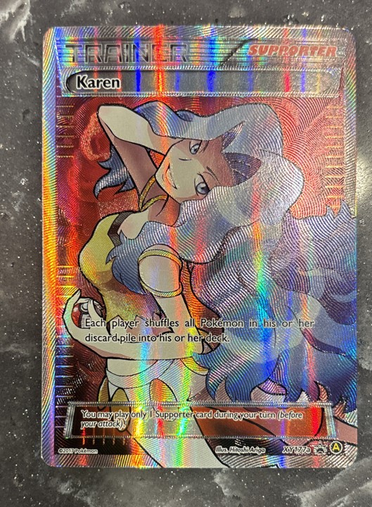 Karen - a XY177A Alternate Art Holo
