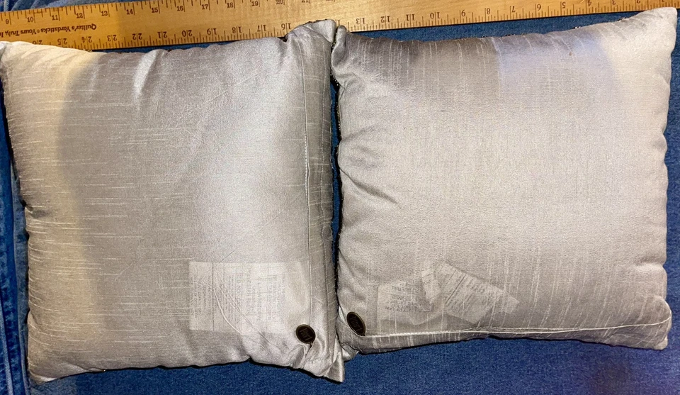 Pier 1 One Imports Almohada Acento Joya Bling Cuentas Ovalada 11x11 Cuadrada Foto 3 de 4