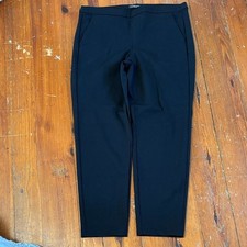 Liverpool Black Textured Stretchy Dress Pants Size 14 Ponte