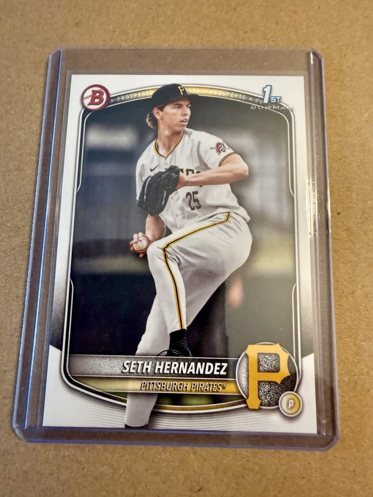 2025 Bowman Draft Seth Hernandez 1st Bowman #BD-25 Pittsburgh Pirates