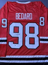 Signed Chicago Blackhawks Connor Bedard Autographed Jersey w/COA