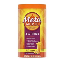 4 In 1 Fiber Powder Sugar Free Orange 23.3 Oz
