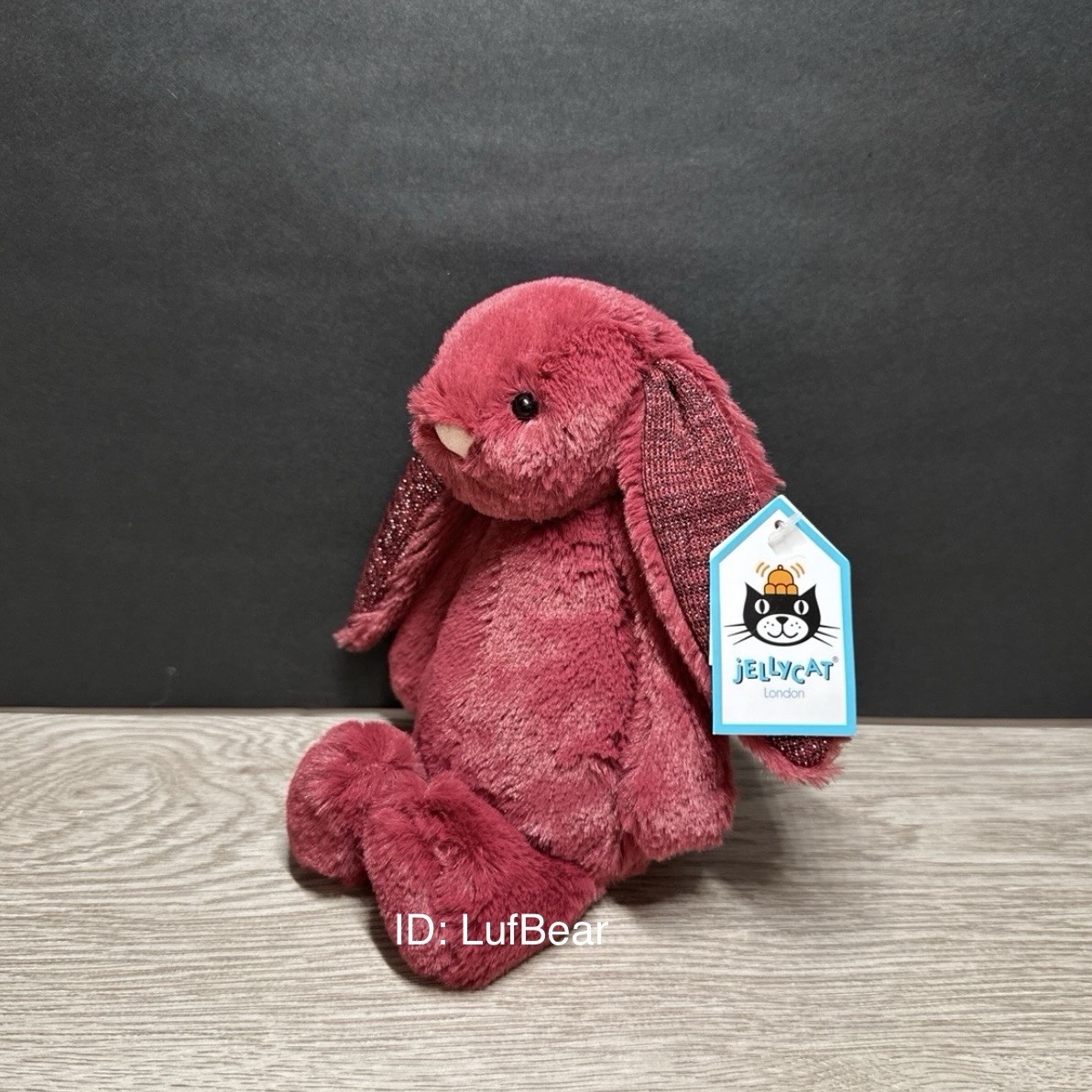 ぬいぐるみ  Sparkly Cassis Original Bunny AUTHENTIC❗️Jellycat SMALL bashful sparkly Cassis bunny- NWT