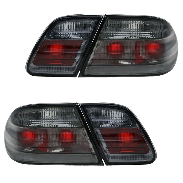 RüCkleuchten Klarglas Set FüR Mercedes E-Klasse W210 Limo Bj. 95-02 Smoke-image