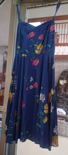 Old Navy Junior Women's Sun Dress S Blue with Flowers