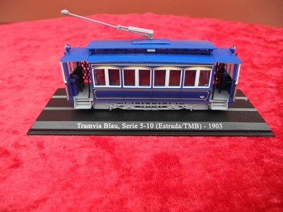 Straßenbahn  Tramvia  Blau, Serie 5-10 ( Estrada / TMB ) - 1903, 1:87 Atlas