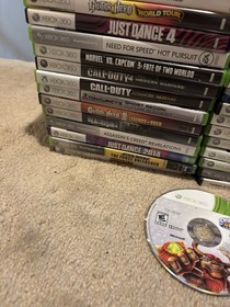 Lot Of 45 microsoft XBOX 360 VIDEO GAMES---COOL TITLES---SPECIAL 1 DAY AUCTION