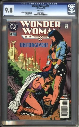 Wonder Woman 99 CGC Graded 9.8 NM/MT Bolland DC Comics 1995