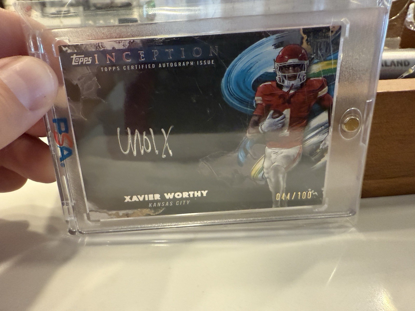 XAVIER WORTHY 2024 TOPPS INCEPTION SILVER SIGNINGS ROOKIE RC AUTO /100 Q4364