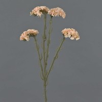 Artplants Kunst Blume Strandflieder Ayisha, Trockenoptik, Creme-Weiß, 65Cm