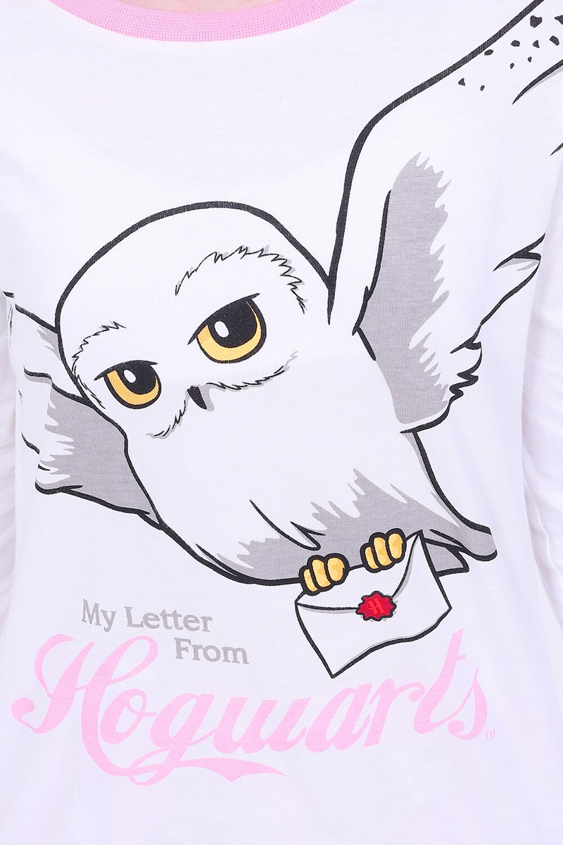 インドの Girls Harry Potter Long Pyjamas Hedwig My Letter From Hogwarts PJs