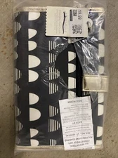 Cloud Island Changing Pad Clutch•￼Black Scalloped•Detachable Wr￼ist Strap•NWT￼