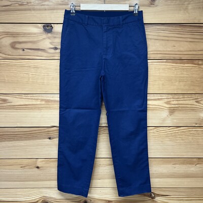 UNIQLO +J  チノパンツ　ネイビー　79 Uniqlo X Jil Sander Pants XS Cotton Linen Blend Elastic Waist