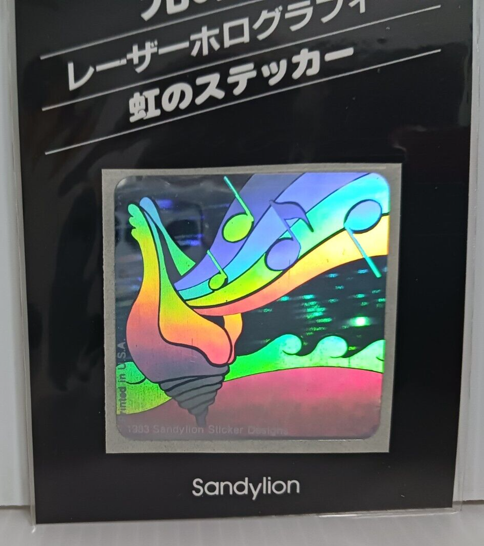 サンディライオン Sandylion Stickers Valentine/Gift/Birthday Vintage x4 80s Balloon