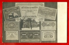 ESTONIA TALLINN? PAPER MONEY Banknotes 1919 VINTAGE PHOTO POSTCARD 1067