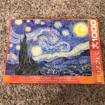 vincent van gogh starry night 1000 piece puzzle