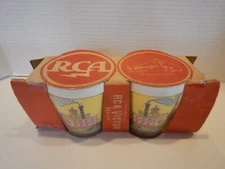 RCA Victor Dealer Complimentary Insulated Plastic Mugs with Nipper Advertising