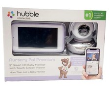 Hubble Connected Nursery Pal Premium 5" Smart HD Baby Monitor with Touch Screen