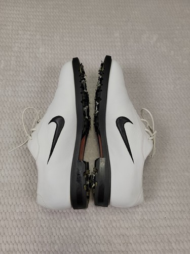 Nike Tiger Woods Golf Shoes Mens 8 Wide Nike Air Carbon Comfort White - Picture 5 of 11