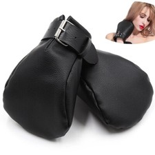 PU Soft Padded Paws MittensTo Bdsm Bondage Dog Role Play Puppy Mitts Costumes