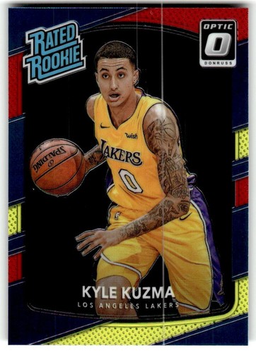 2017-18 Panini Donruss Optic - Rated Rookie Kyle Kuzma #174 Red & Yellow (RC) - Bild 1 von 2