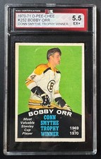 1970-71 O-Pee-Chee #252 Bobby Orr  Conn Smythe Trophy Winner Hockey Card 5.5 EX+