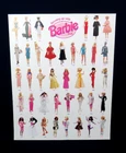NEW VTG MATTEL GROWING UP WITH BARBIE DOLL "1959-1997" 16 X 20 WALL ART POSTER